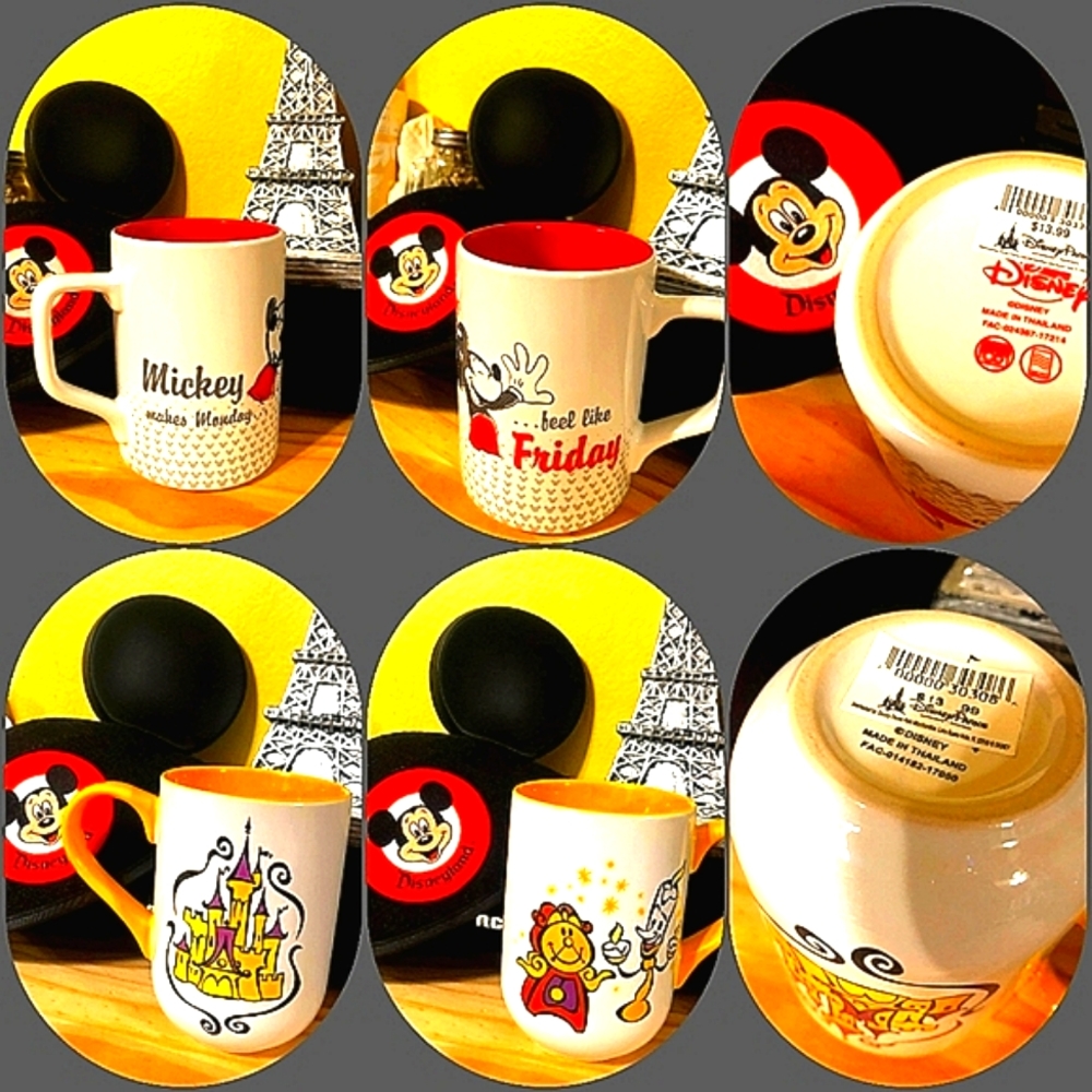 TWO Disney mugs (bundle)